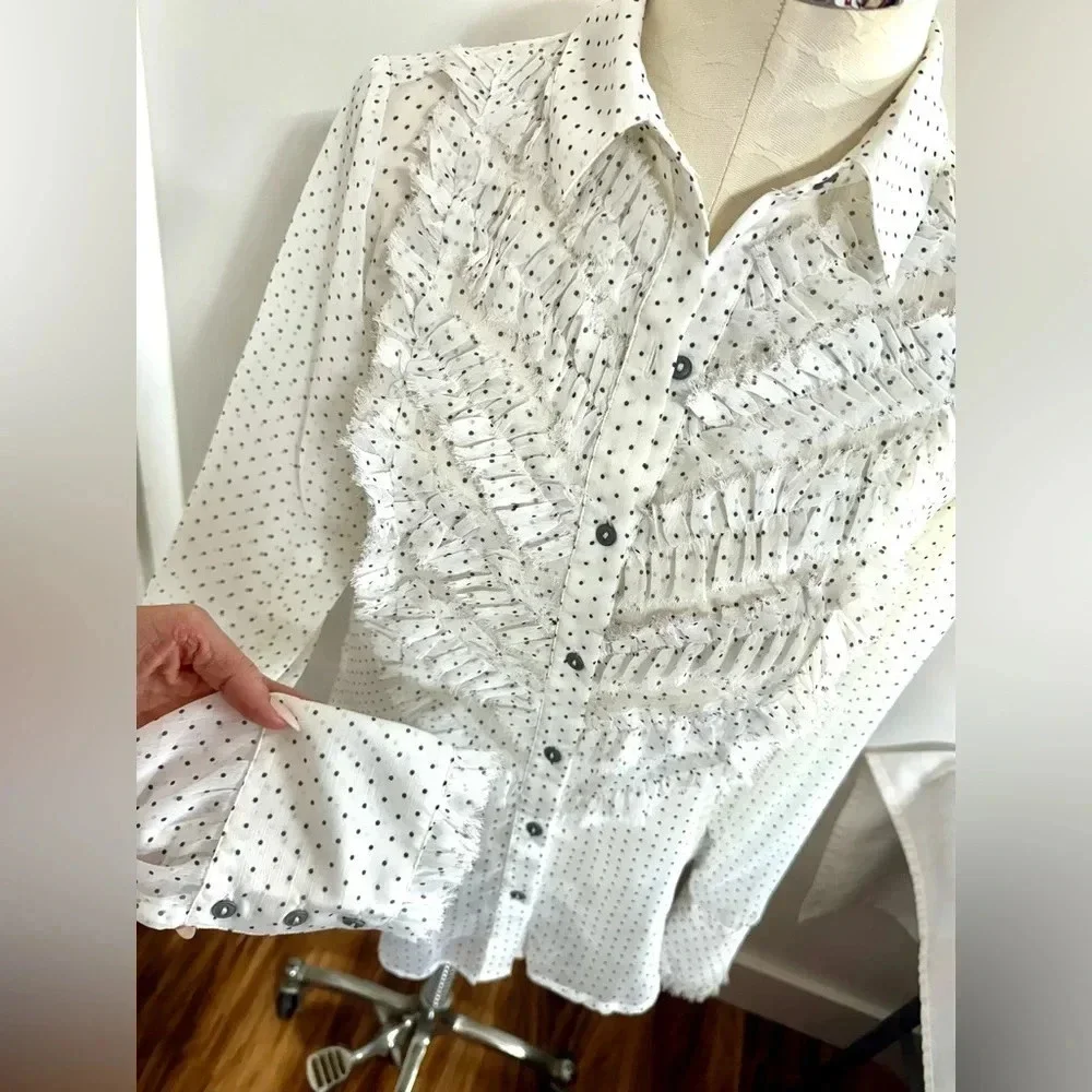 Vintage Free People Tuxedo Top